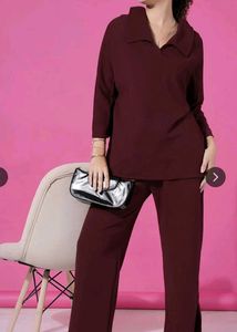 Maroon Co-ord Set