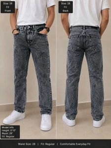 Stylish Acid Wash Jeans