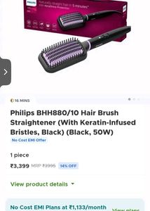 Philips Hair Straightning Brush