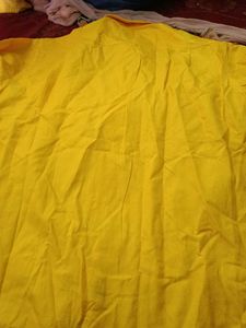 Men's Yellow Button-Up Shirt