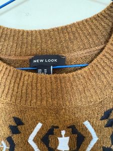 Cozy Geometric Print Sweater