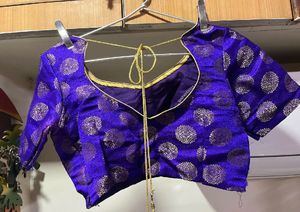 Beautiful Polka Dot Pure Silk Blouse