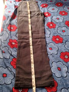 Black Stylish Striped Pant.