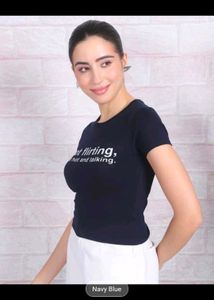 Navy Blue Graphic T-Shirt