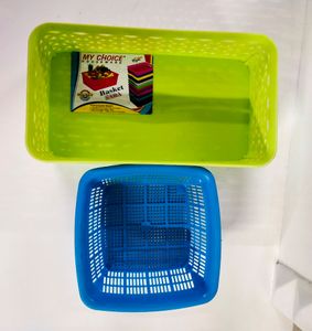 Combo Of 2 Storage Basket (New)