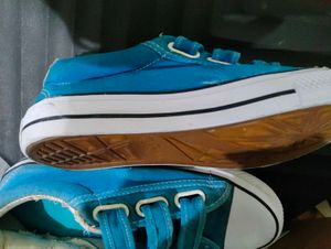 Blue Converse All Star Sneakers