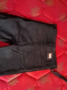 Stylish Black Printed Jeans