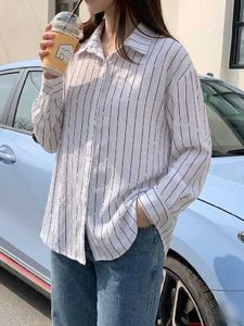 Korean Premium Chic Cute Stripped. Baggy shirt