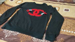 Black And Red Tag Mix up Sweatshirt❤