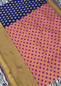 multi colour Banarasi  Silk pattu saree