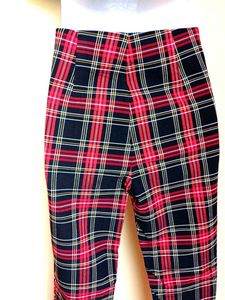 ZARA Plaid Zipper Pants