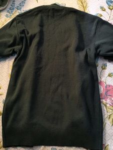 cozy dark-grey cardigan