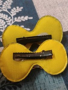 Sparkly Sequin Bow Hair Clips