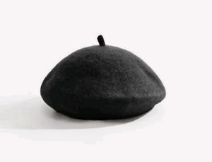 Gray Beret Hat