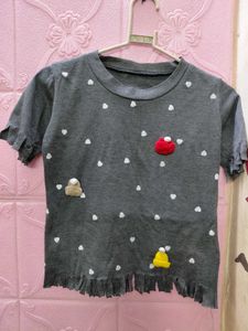 Cute Grey T-shirt