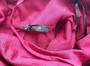 Brand New ( Shein) Red Satin  High Low Dress