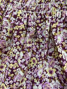 Floral Smocked Peasant Blouse