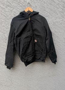 Carhartt Black Zip-Up Hoodie Jacket