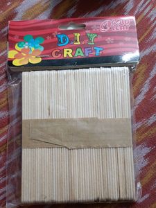 Diy Craft Icecream Sticks Pack Of 50(New)
