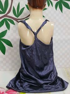 (700)Navy Polka Dot Mini Dress