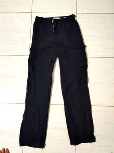 Black Cargo Jeans