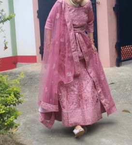 Pink Lehenga Choli Set