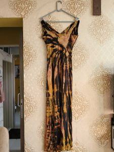 Boho Tie-Dye Maxi Dress