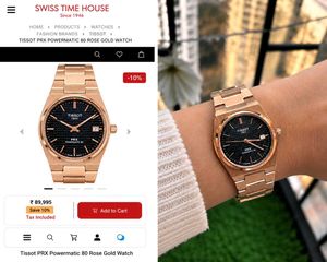 Tissot ( COPY)PRX Powermatic 80 Rose Gold Watch