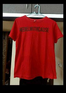 Women's Red Short Kurti
