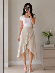 Korean High Low Skirt