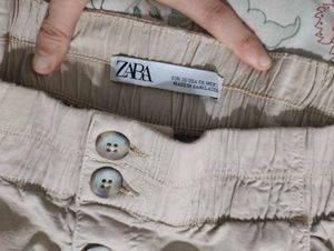 Zara Casual Beige Pants ✨