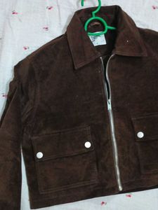 Stylish Brown Cropped Jacket for women