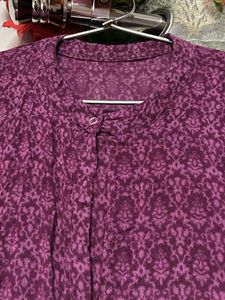 Purple floor length Maxi Dress