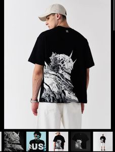 Graphic Print Black T-Shirt