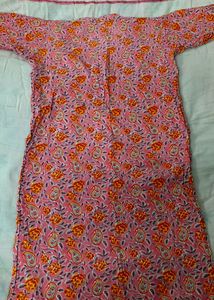 A floral print kurti