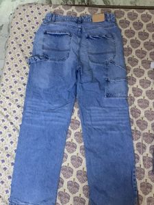 Blue Wash Relaxed Fit Jeans