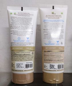 Mamaearth Rice Face Wash &amp; Scrub Set