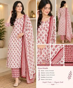 Pure cotton dress material