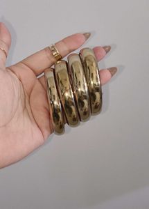 Chunky Gold bangles