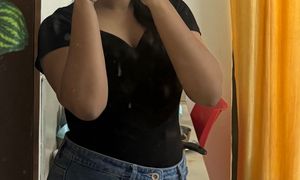 Chic Black V-Neck Top