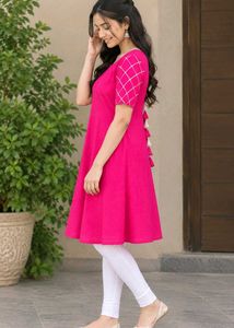 Short Pink kurti upto xl size