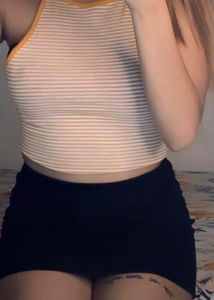 Striped Crop Tank Top