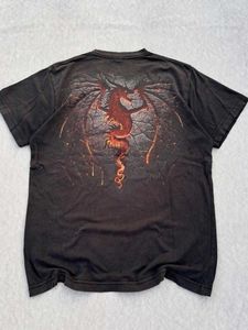 Graphic Dragon Print T-Shirt