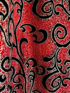 Stunning Red &amp; Black Swirl Gown ❤️