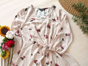 Floral Print V-Neck Top
