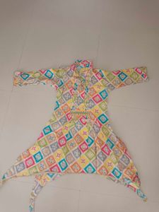 multicolour kurta set
