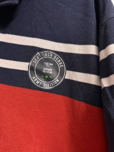 Rusty &amp; Navy Colorblock Polo T-Shirt