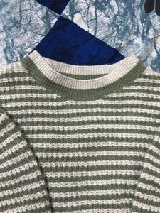 Striped Knit Sweater