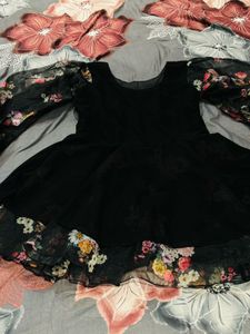 Black Floral Dress