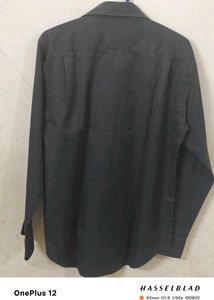 ITALIAN Black Long Sleeve Button-Down Shirt